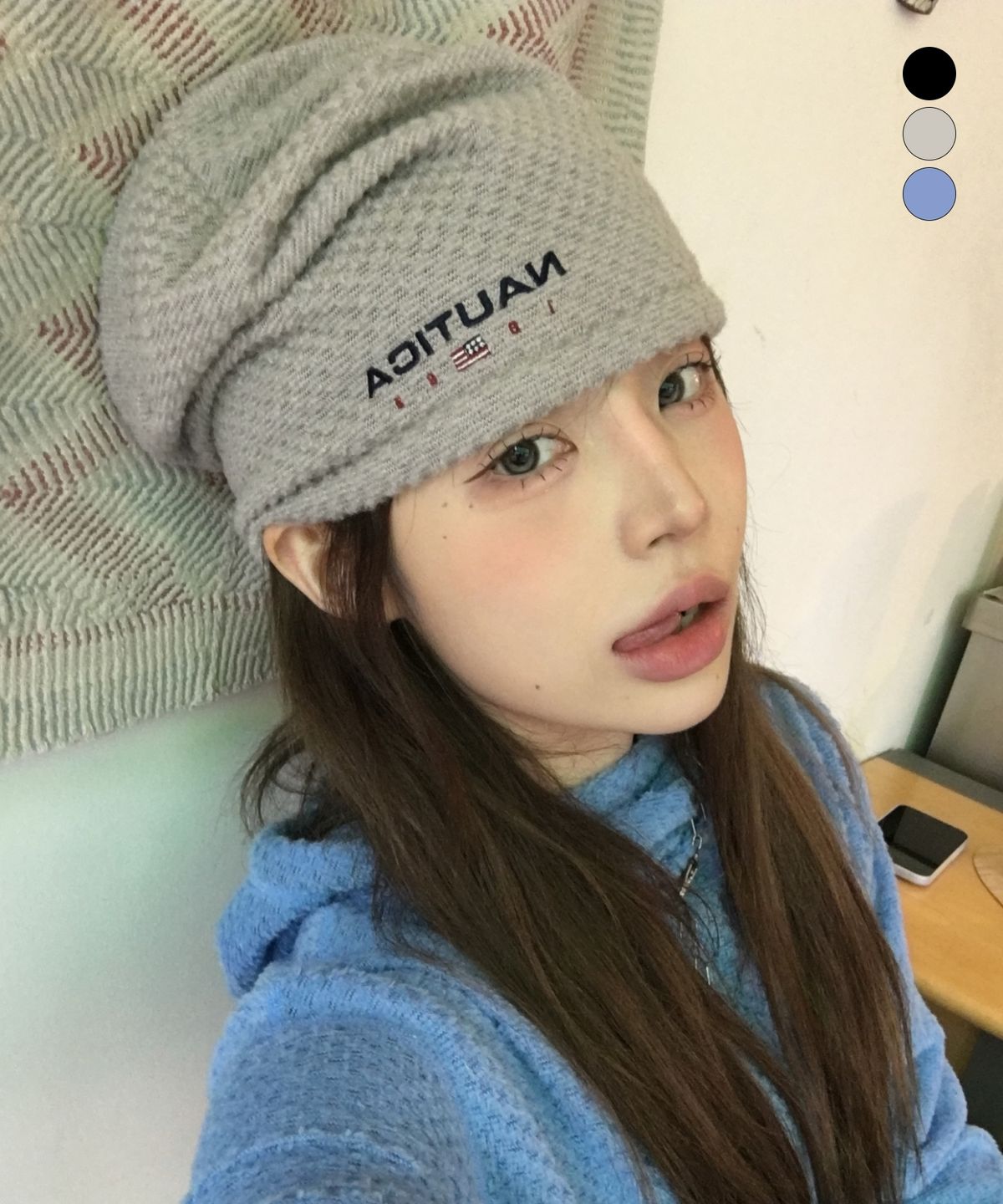 노티카(NAUTICA) 폴라 벤트 비니(3colors) NCA1786