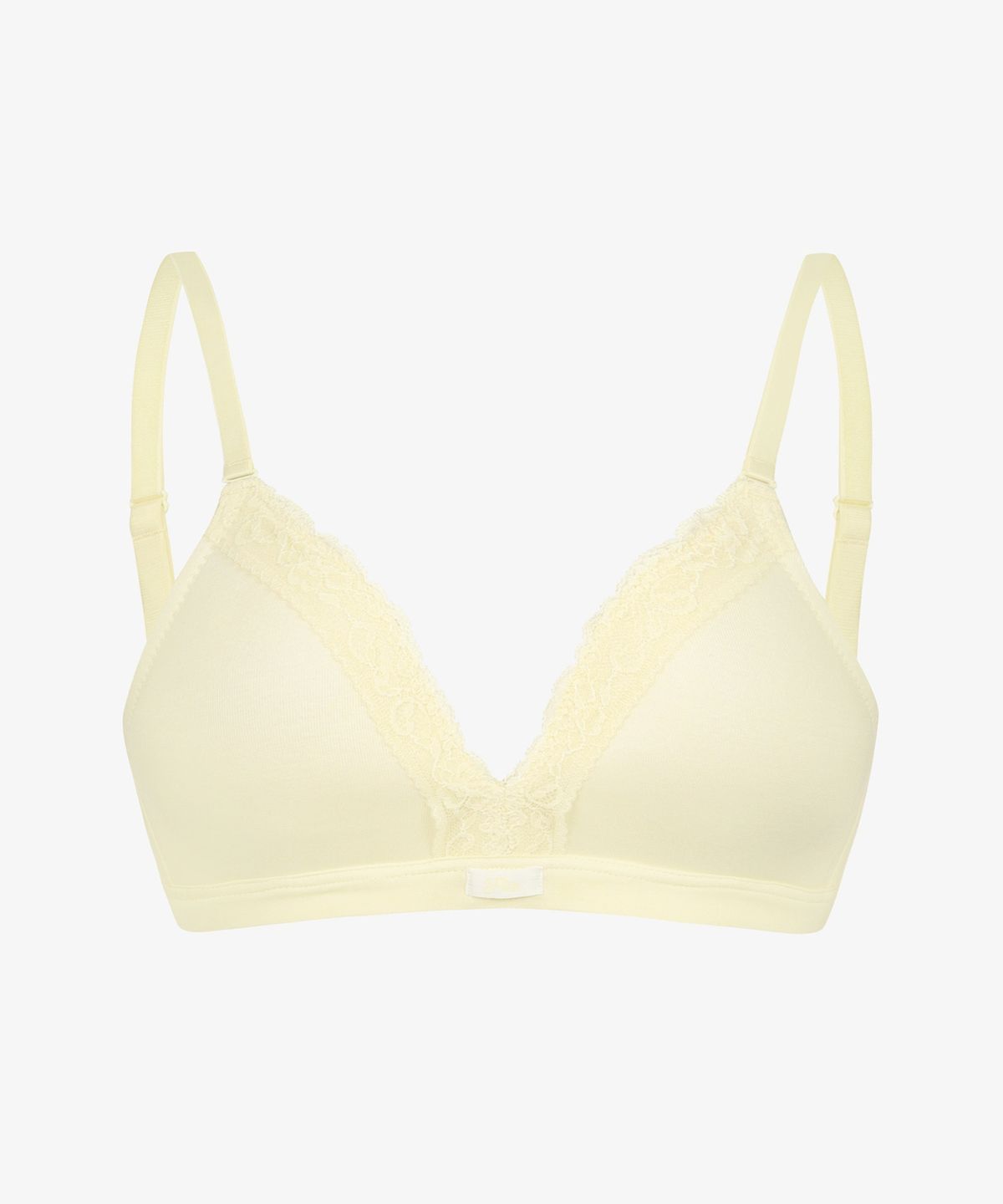휠라언더웨어(FILA UNDERWEAR) 러버스 노와이어 브라 세트 Lemon Color