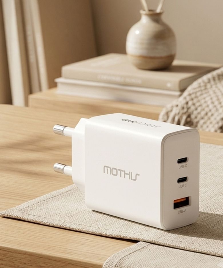 65W GaN 멀티포트 고속 충전기 어댑터 C타입 USB A 타입