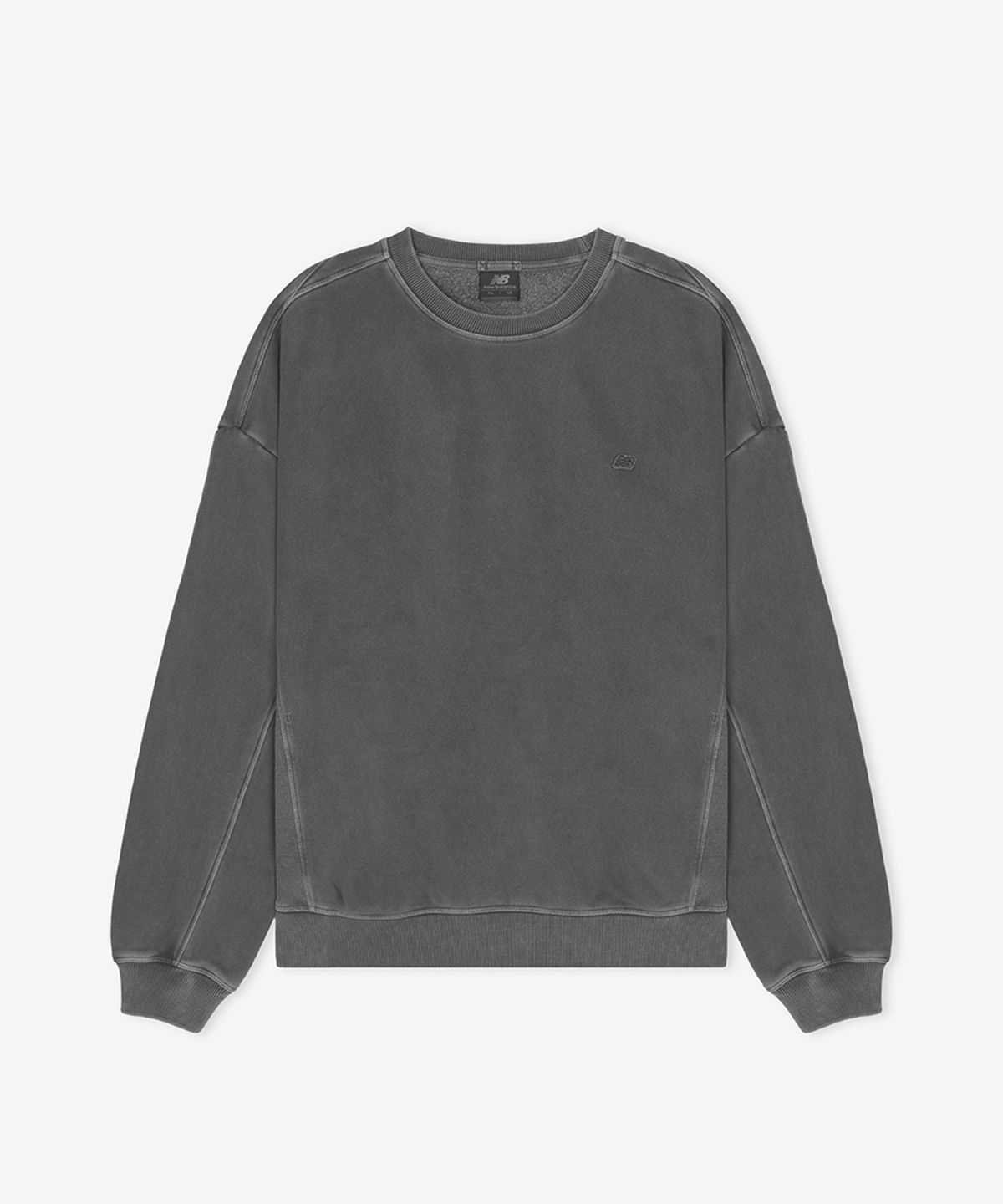 뉴발란스(NEW BALANCE) NBNCG41043 / UNI 플라잉 기모 다잉 맨투맨 (D/CHARCOAL)