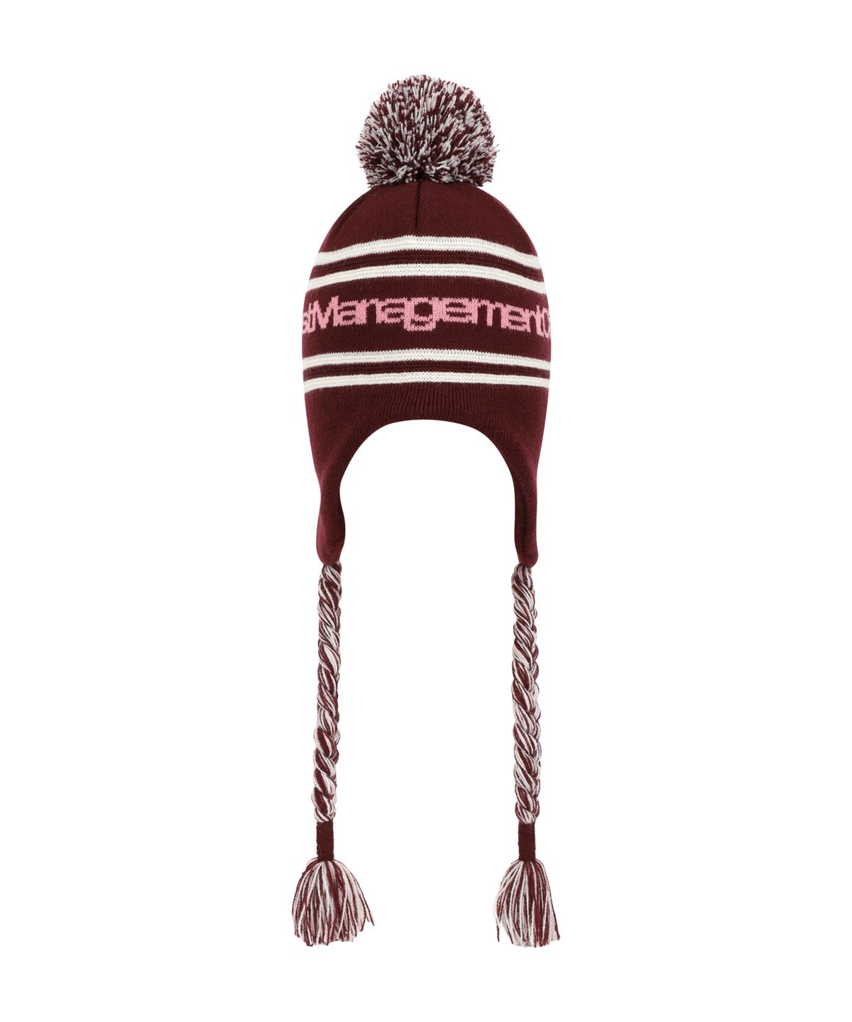 엘엠씨(LMC) POM EARFLAP BEANIE burgundy