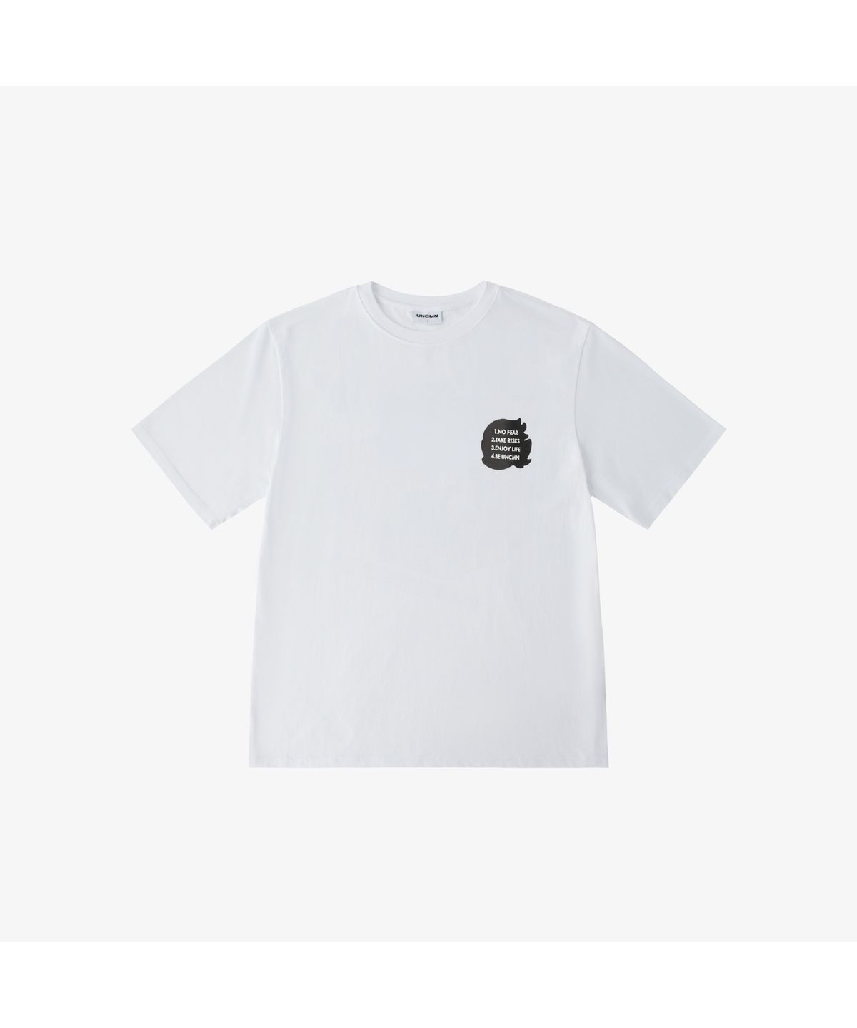 언커먼(UNCMN) LIVE LIKE HONEY BADGER T-SHIRT WHITE