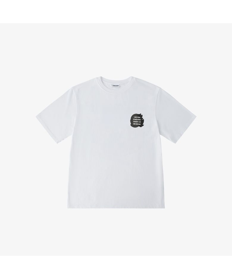 LIVE LIKE HONEY BADGER T-SHIRT WHITE