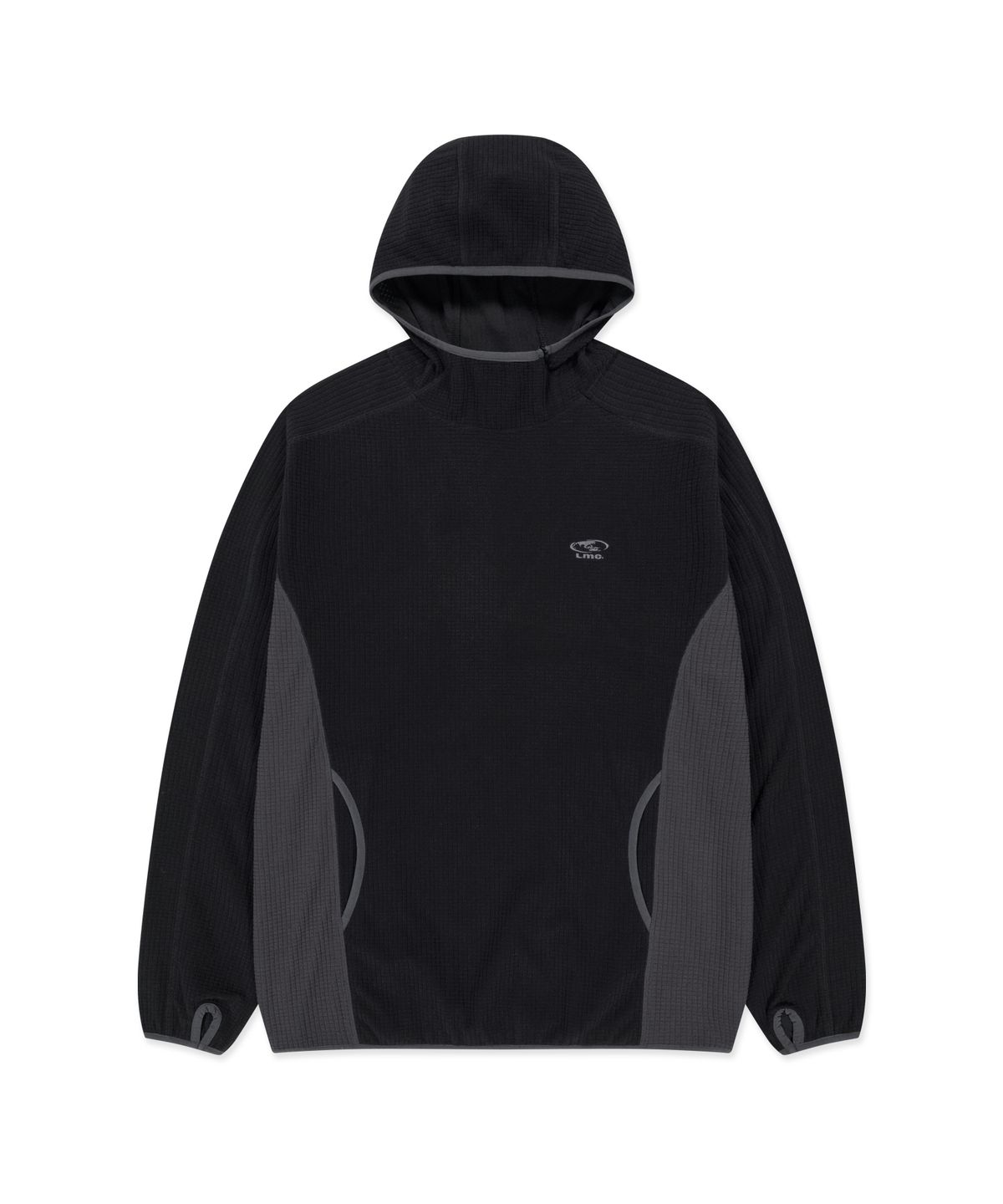 엘엠씨(LMC) GRID FLEECE PULLOVER HOODIE black