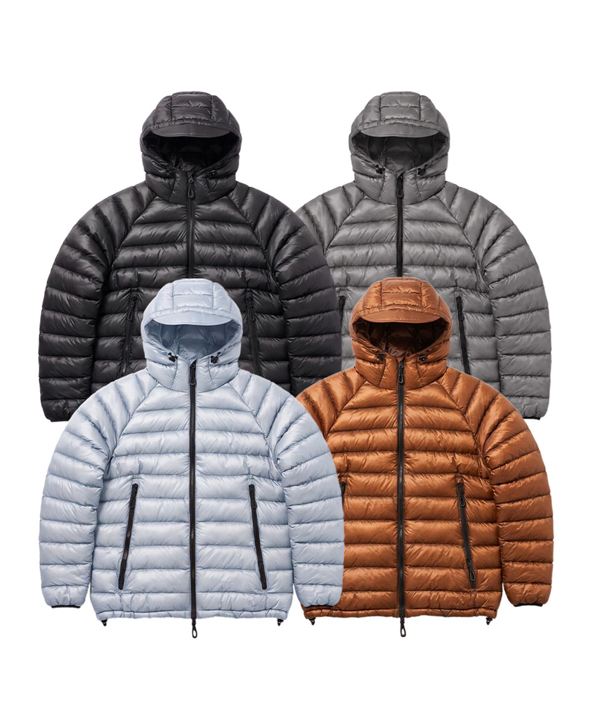 어반에이지(URBANAGE) [2PACK] 라이트쉘 나그랑 후드 경량 패딩_4color