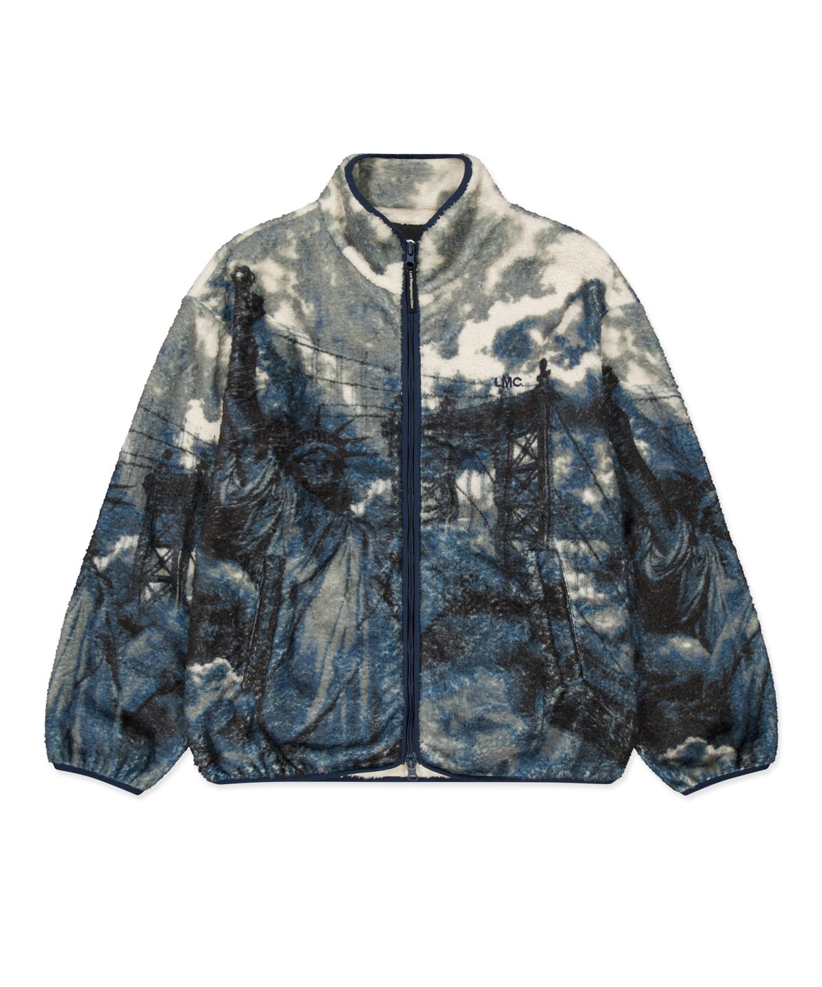 엘엠씨(LMC) LIBERTY SHAGGY FLEECE JACKET navy
