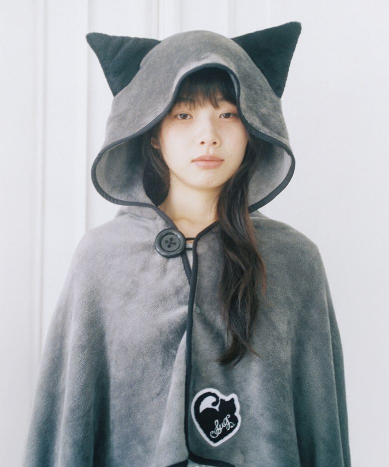 [HUGYOURSKIN X SPAO] 후드 담요(Gray)_SPAWG4VU01
