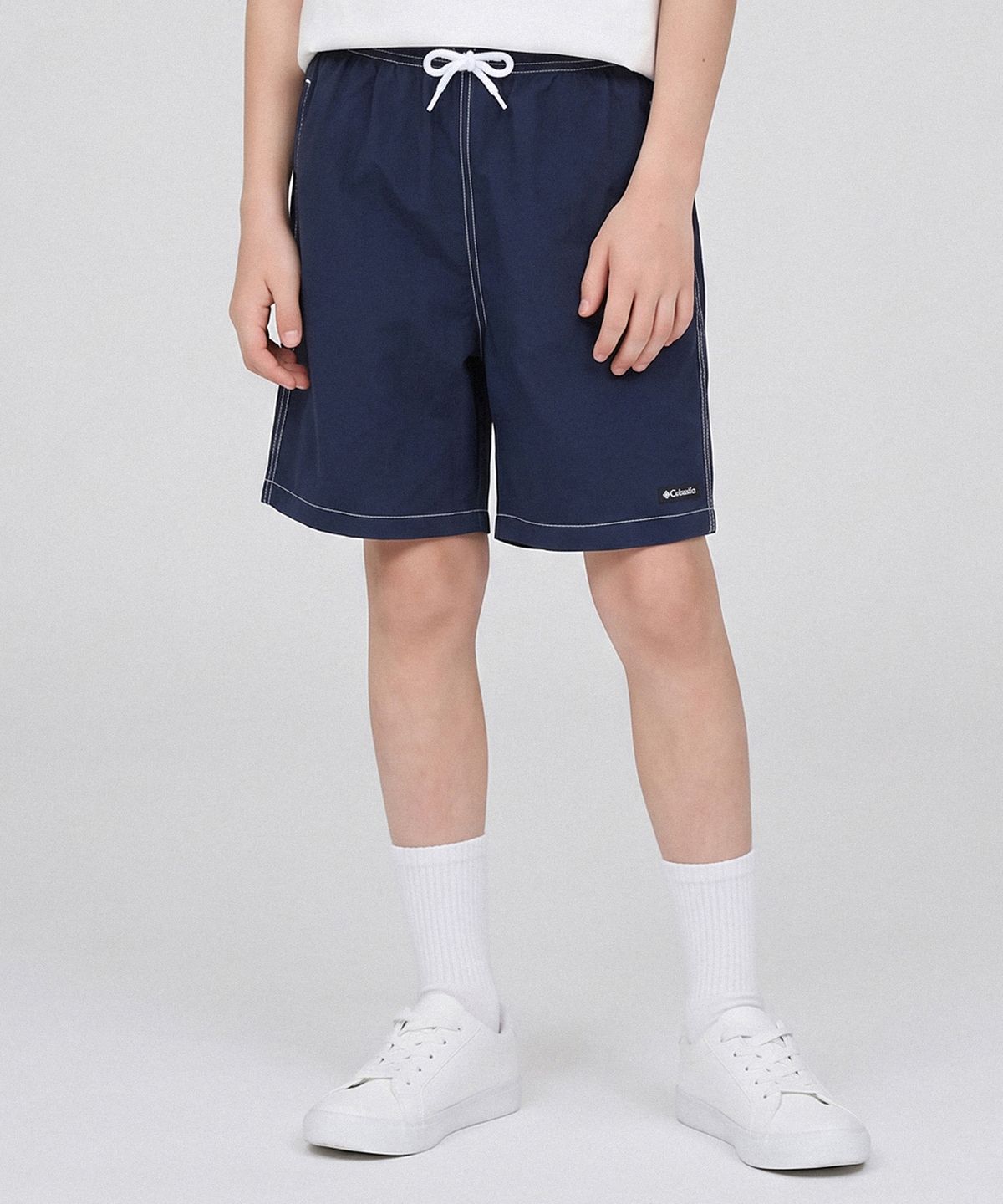 컬럼비아 키즈(COLUMBIA KIDS) 키즈 베이직 반바지_네이비 (C72-YKD814)