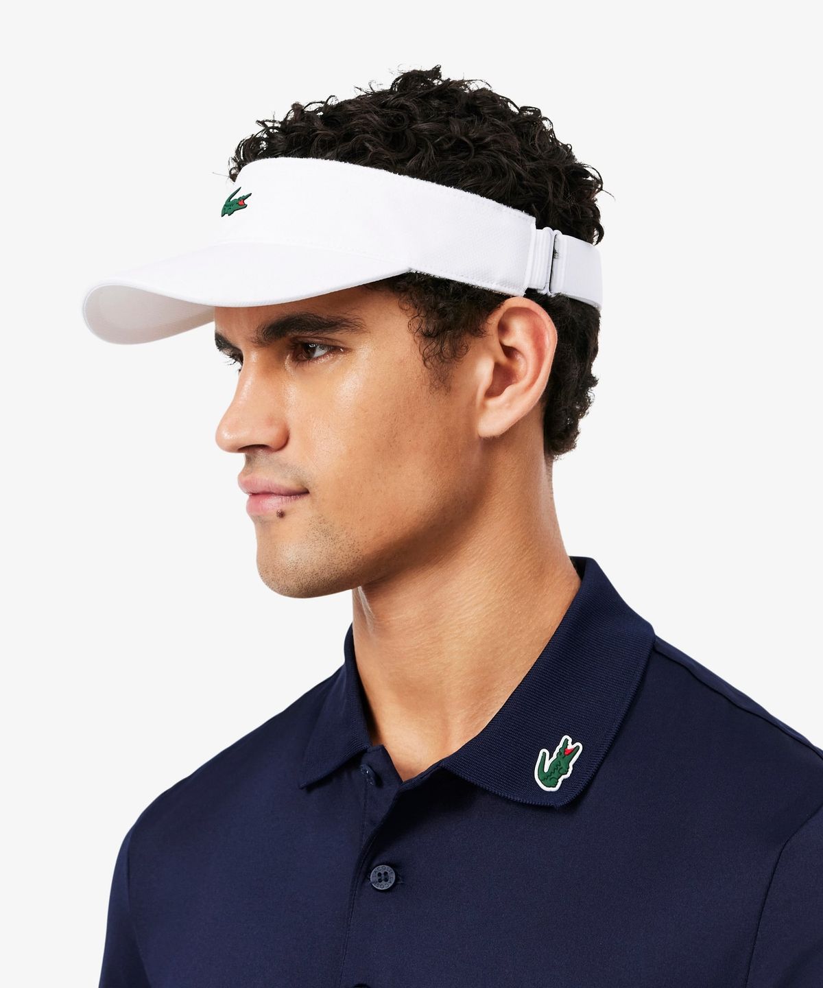 라코스테(LACOSTE) 남성 베이직 테니스 선바이저 RK8727-56N 001