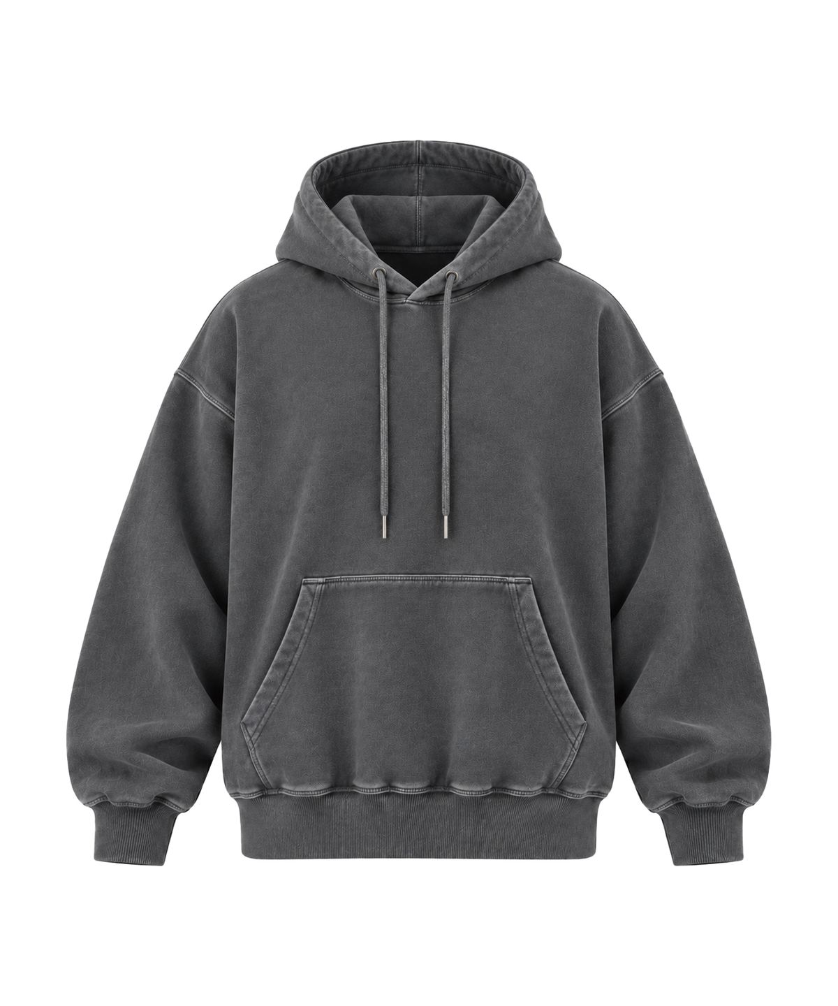 베트랙트(BATTRACT) 무지 헤비코튼 오버핏 피그먼트 후드티 [PIGMENT CHARCOAL]