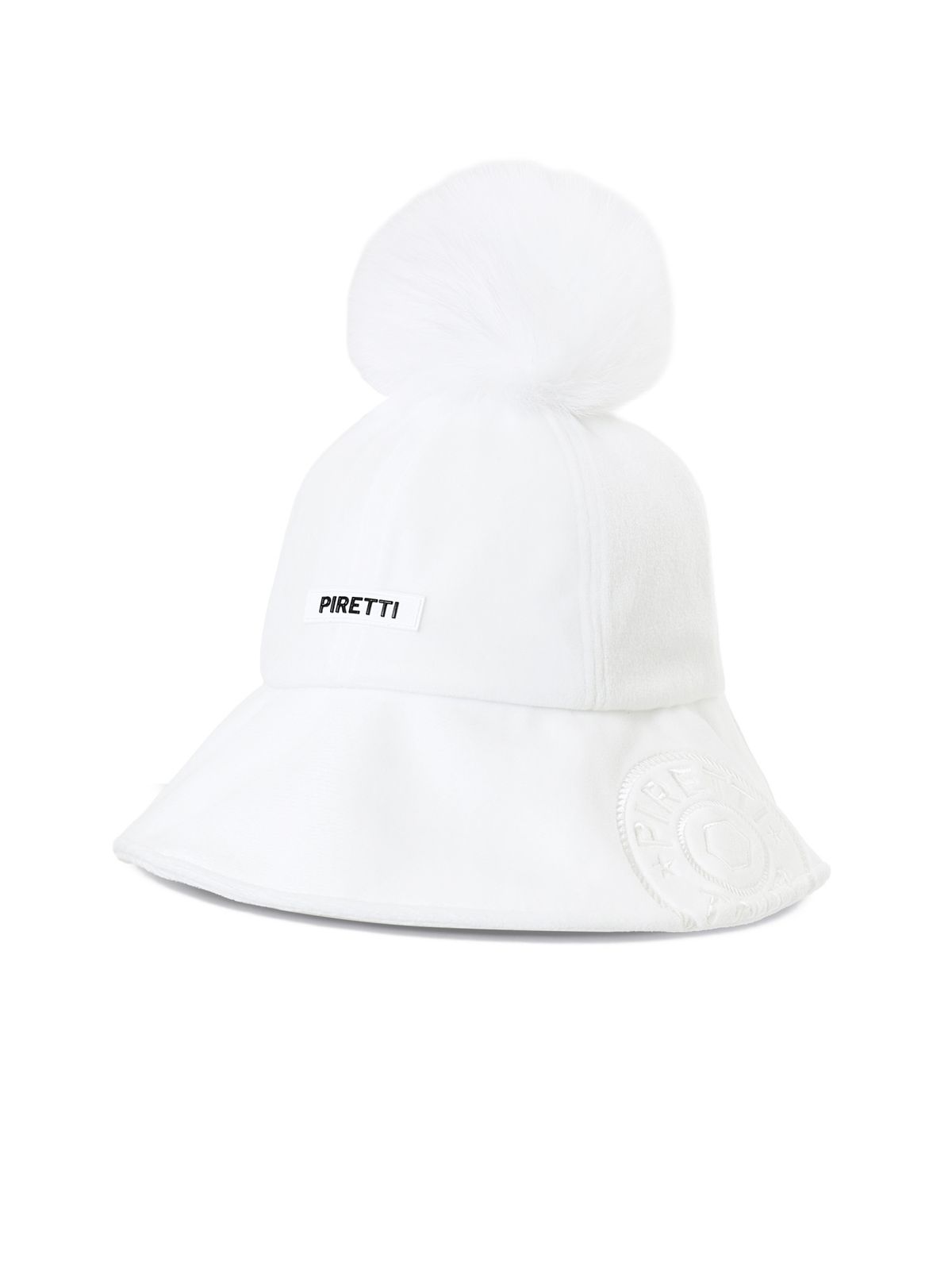 피레티(PIRETTI) PI 와이드 벨벳 투어 햇_White_TWW26C03W2