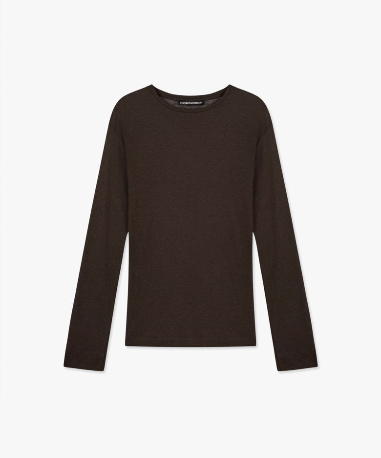 Sheer Touch Long Sleeve (Brown)
