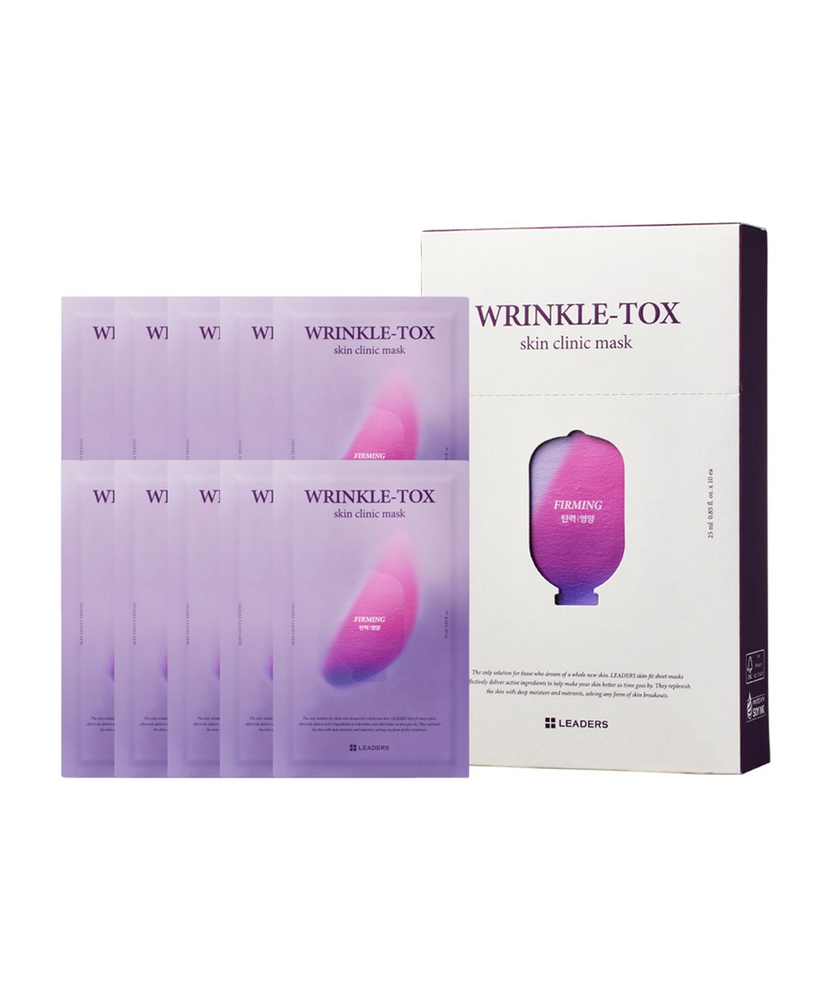 리더스코스메틱(LEADERS COSMETICS) 리더스 링클 톡스 스킨 클리닉 마스크 25ml 10매