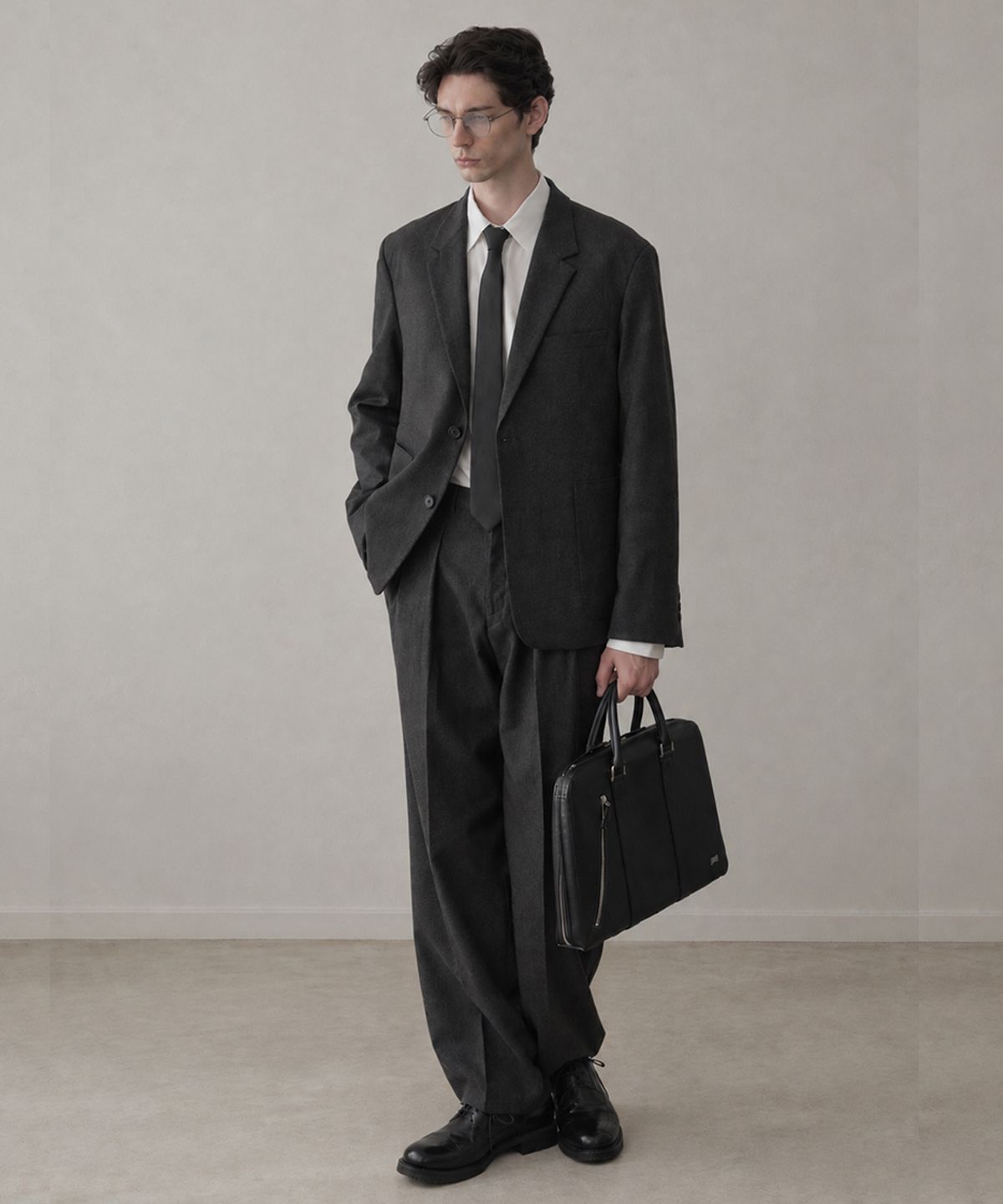 너스(NUS) YEI Suit Jacket (Britsh) 차콜