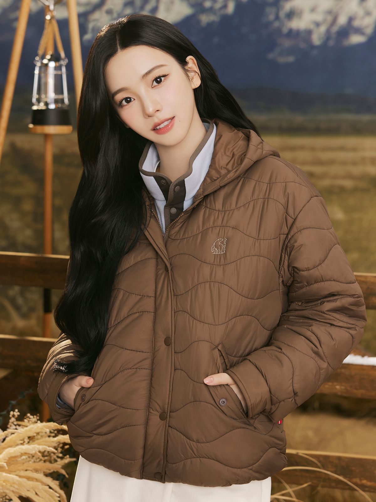 노르디스크(NORDISK) 트리니티 퀼팅 자켓 SHORT (3WAY) - W_Dark Brown_OWW26116E8