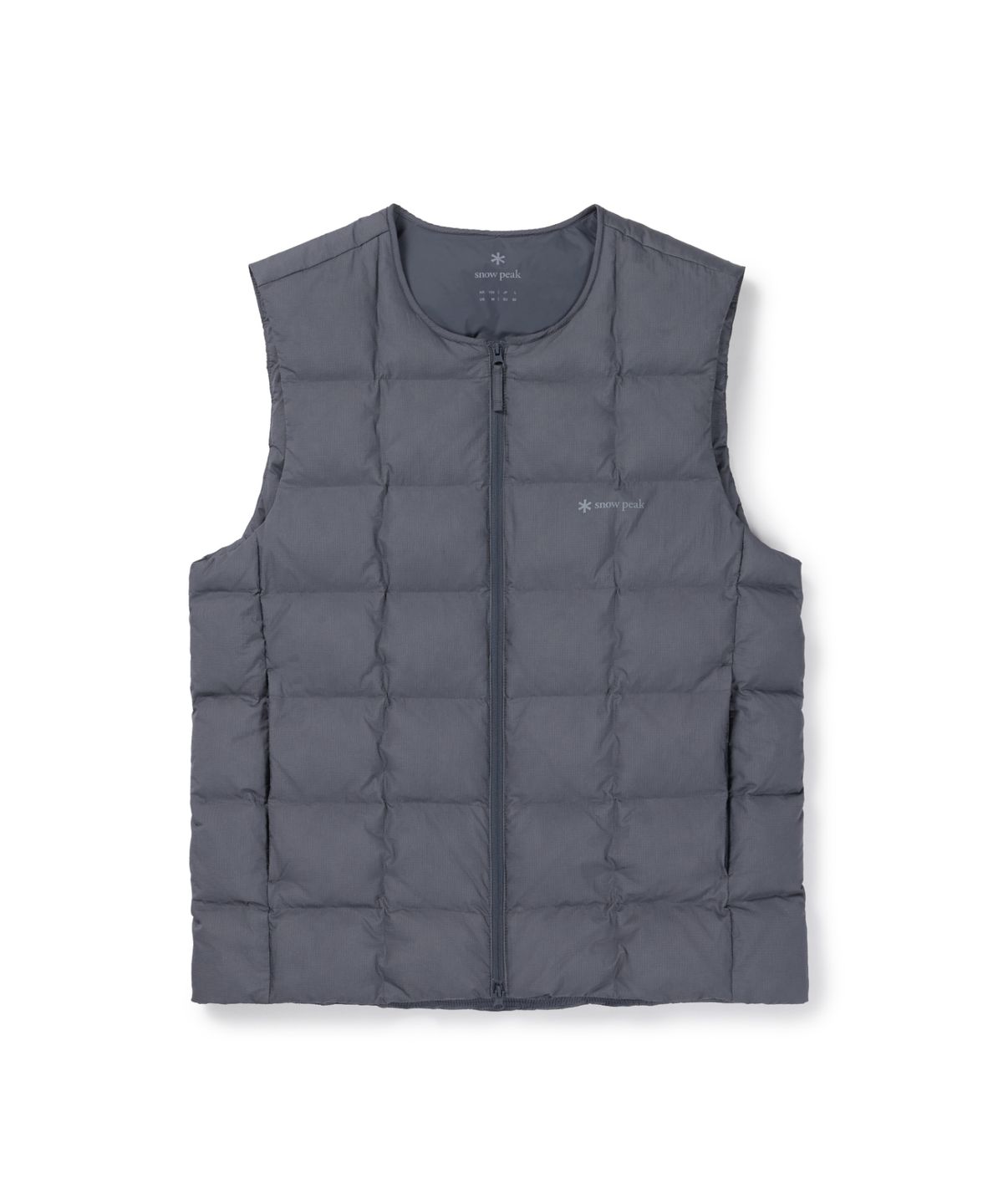 스노우피크 어패럴(SNOWPEAK APPAREL) 캠프블록 경량 다운 베스트 (S26WUFDV46) Gray Blue