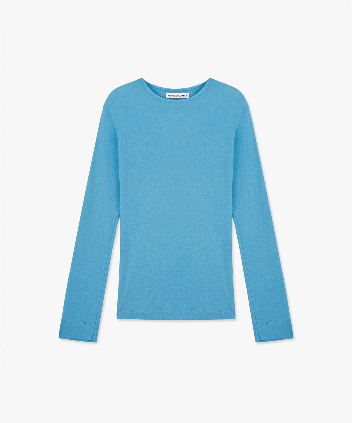 38컴온커먼(38COMEONCOMMON) Sheer Touch Long Sleeve (Aqua Blue)