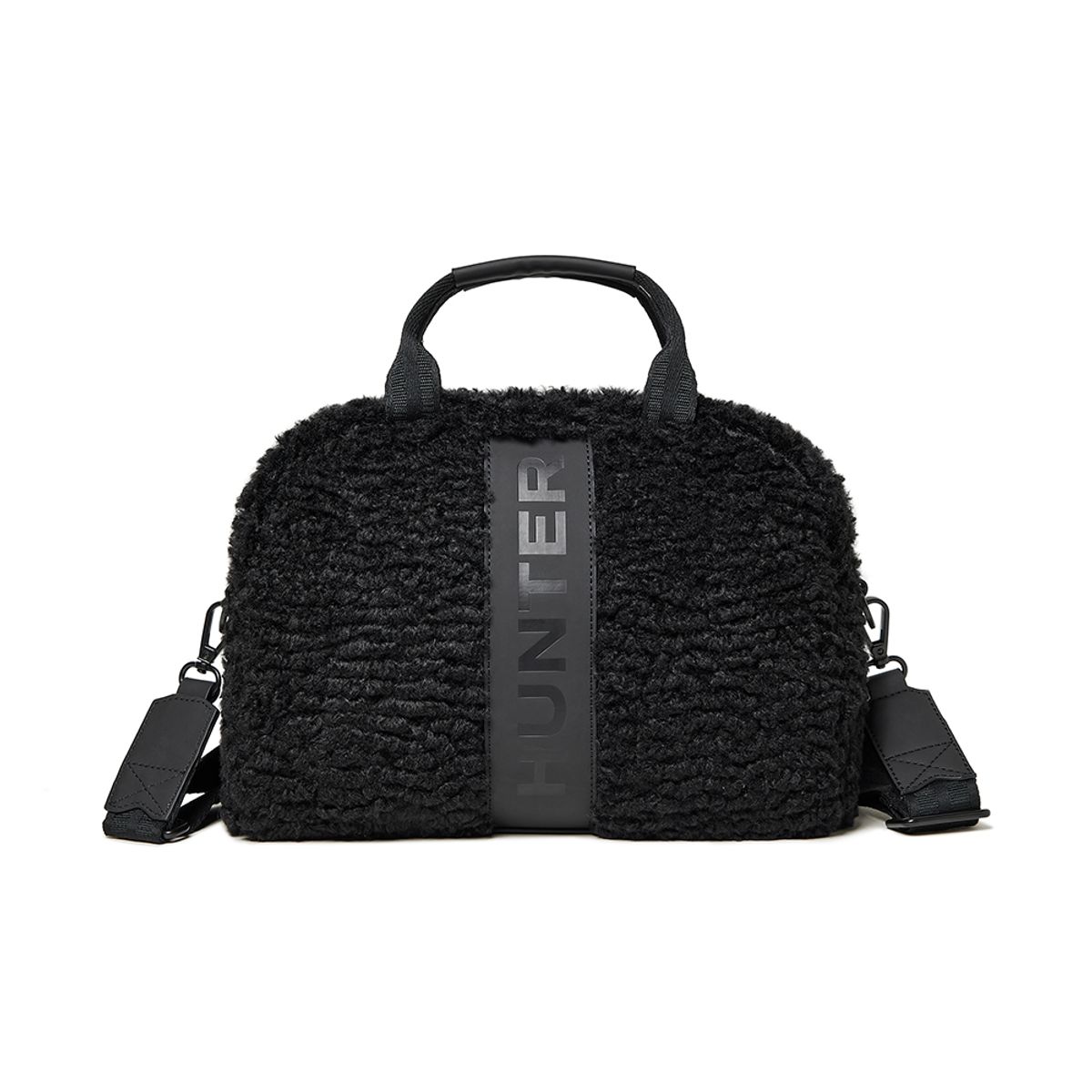 헌터(HUNTER) [UNISEX] 부클 배럴백 - 블랙 UBX7155PRCBLK