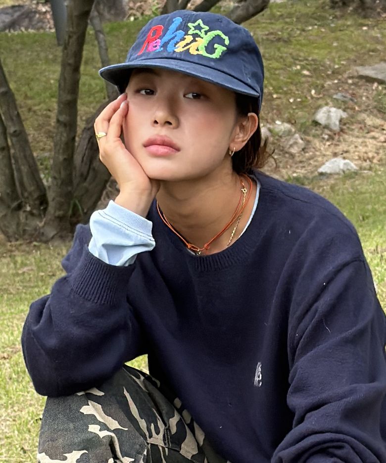 REHUG 롱 빌 워싱 캡_NAVY