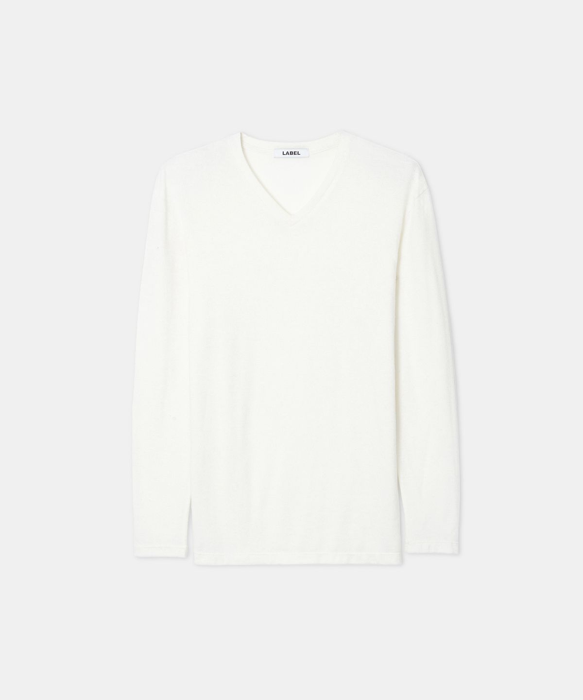 라벨아카이브(LABELARCHIVE) Freddie soft-touch slim v-neck ivory
