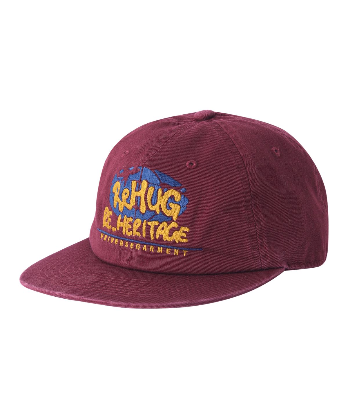 유니버스 가먼트(UNIVERSE GARMENT) 글로브 헤리티지 워싱 캡_BURGUNDY