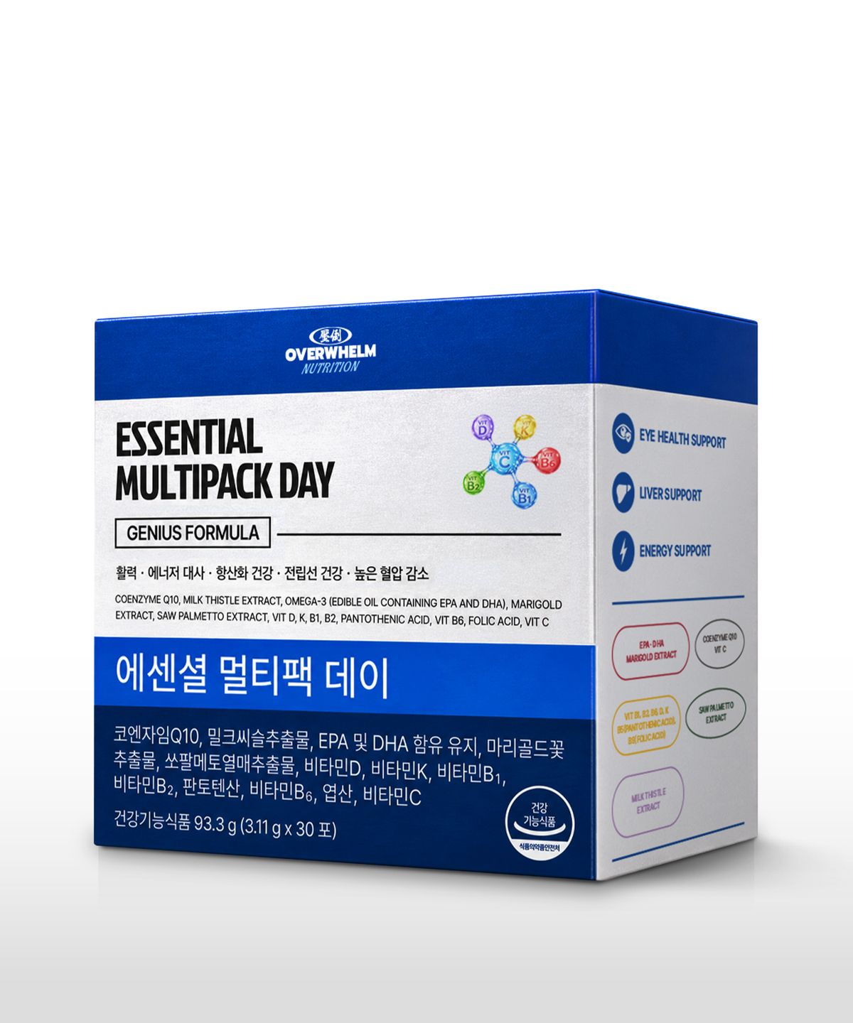압도 뉴트리션(OVWM NUTRITION) 에센셜 멀티팩 데이