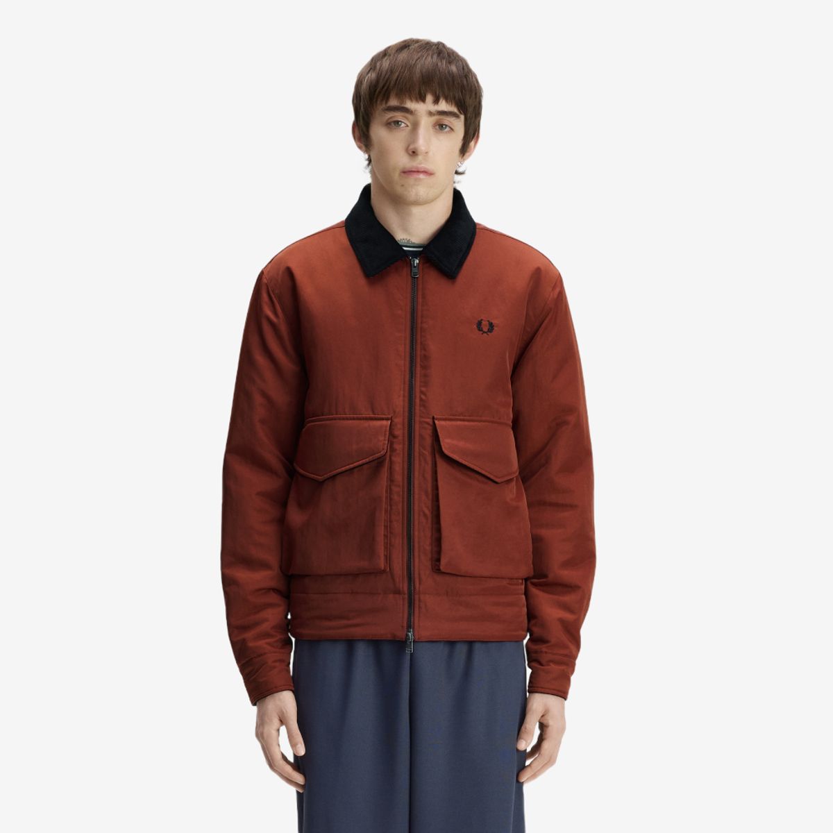 프레드페리(FRED PERRY) [Sharp] 투웨이 나일론 카반 재킷 - 브랜디 AFPM2G33316-28C