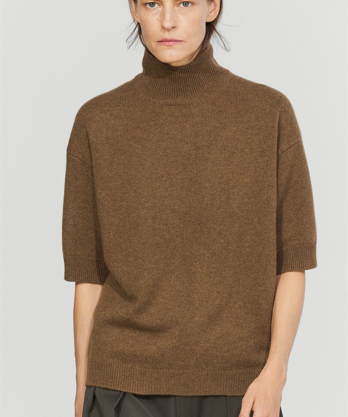 마시모두띠(MASSIMO DUTTI) 오버사이즈 반팔 니트