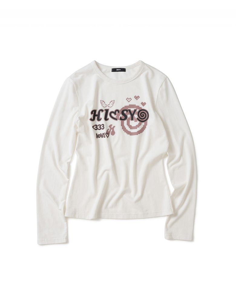 Wing Heart 333 Long Sleeve - White