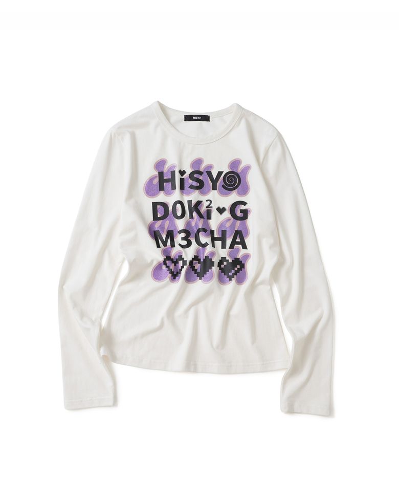 Doki Glitter Long Sleeve - White
