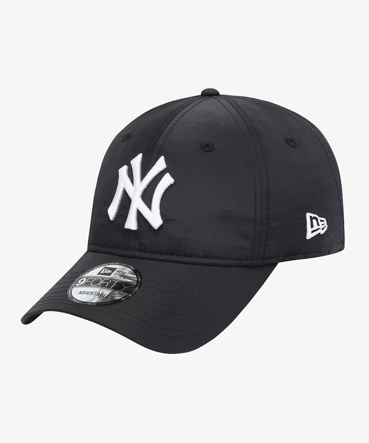 뉴에라(NEW ERA) MLB 뉴욕 양키스 메탈 나일론 시리즈 언스트럭쳐 볼캡 블랙 15411767