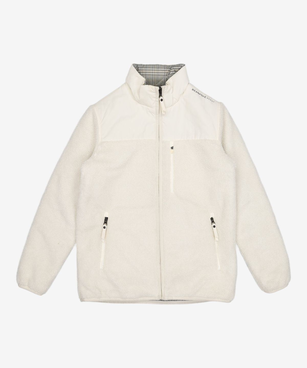 빈폴 스포츠(BEANPOLE SPORT) [올라운더] Unisex 아이보리 리버시블 보아 플리스 재킷 BO9939D120 90