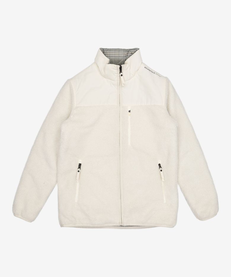[올라운더] Unisex 아이보리 리버시블 보아 플리스 재킷 BO9939D120 90