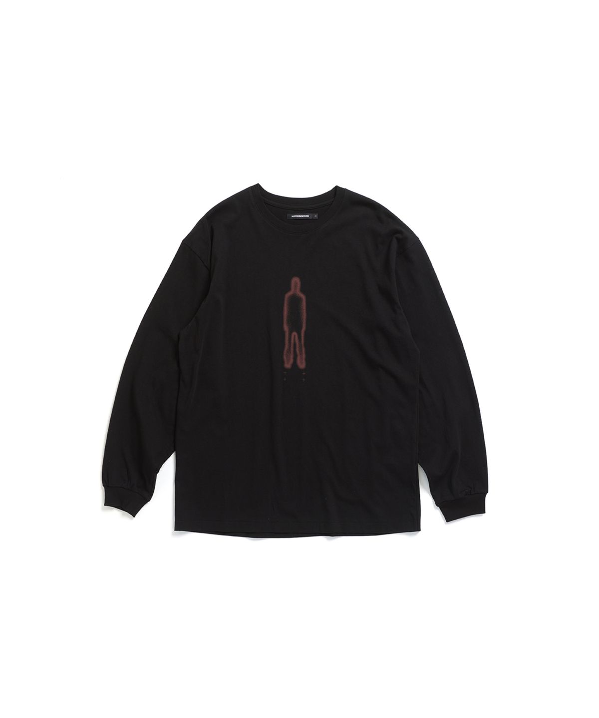 해칭룸(HATCHINGROOM) Red Ghost Tee Black