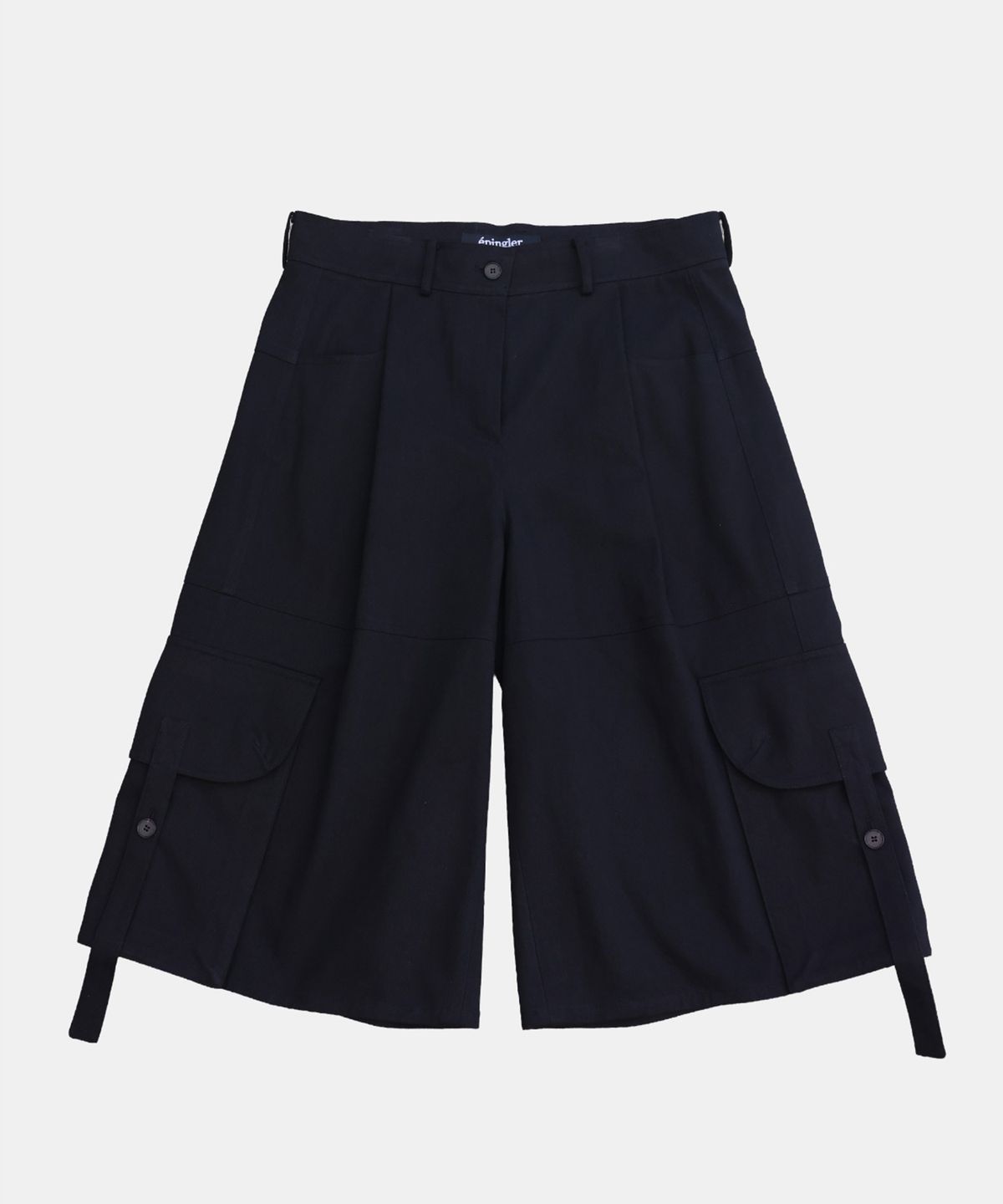 에핑글러(EPINGLER) WASHED CARGO BERMUDA PANTS - BLACK