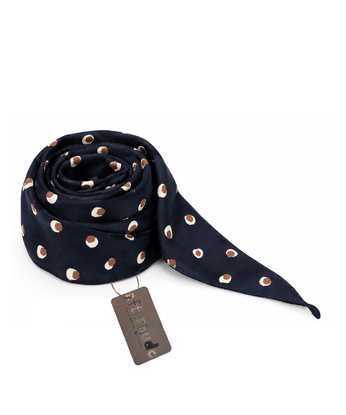 에프터누드(AFTERNUDE) GOMPANGI SCARF (DEEP NAVY)