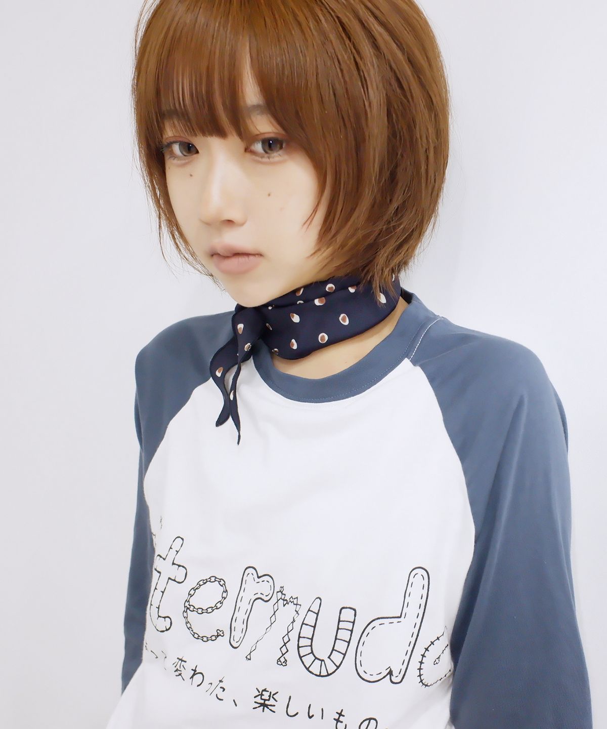에프터누드(AFTERNUDE) GOMPANGI SCARF (DEEP NAVY)