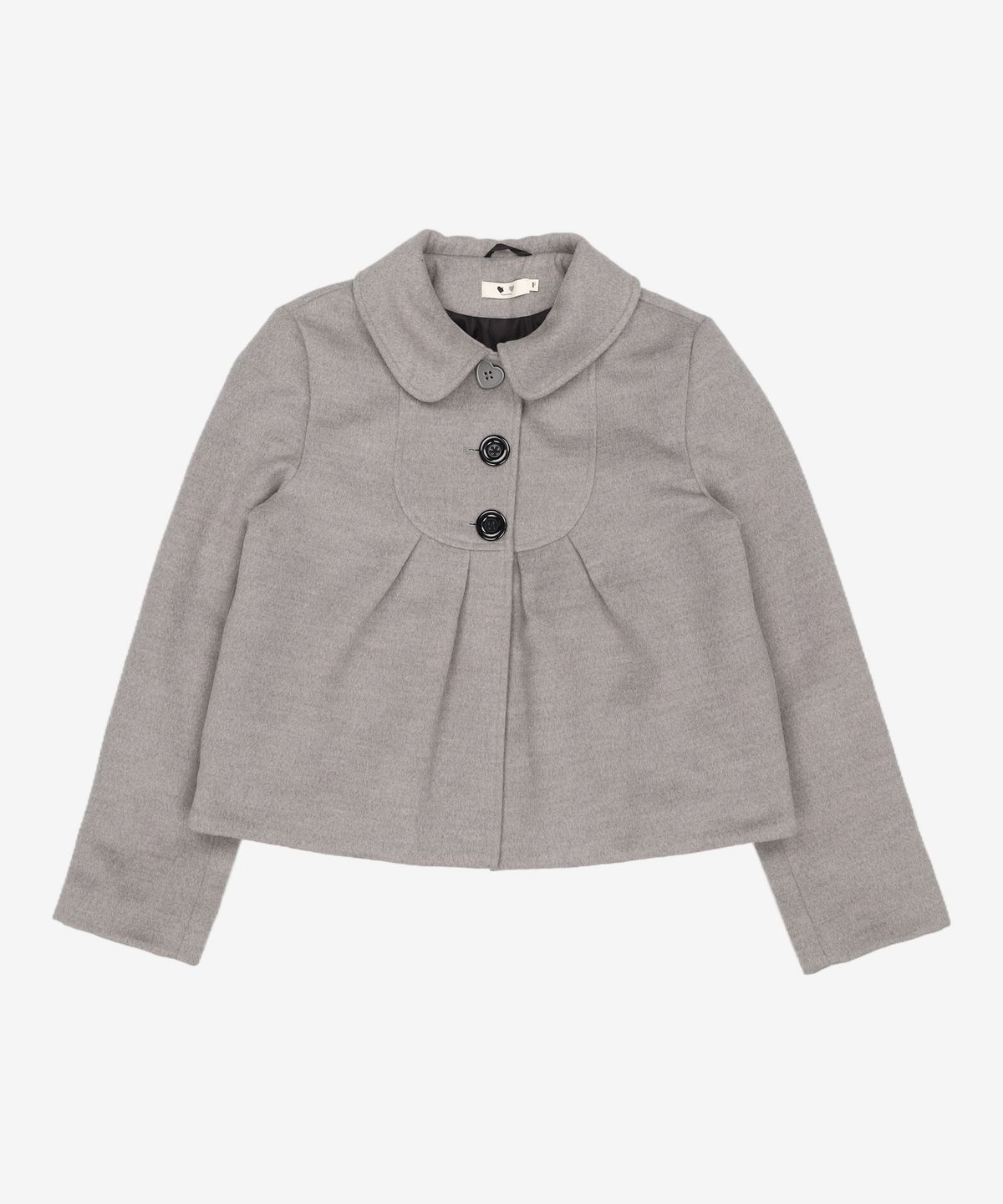 로긴 앤 로지(ROGIN N ROSIE) Rosie Heart Button Half Coat FREE