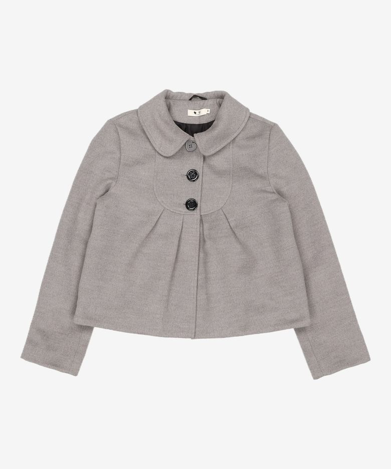 Rosie Heart Button Half Coat FREE