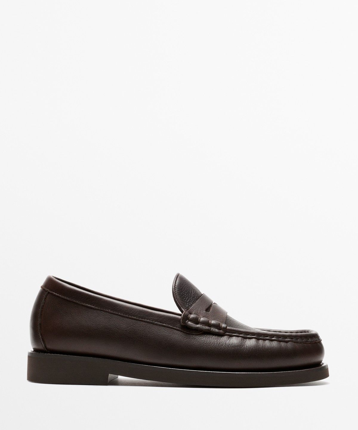 마시모두띠(MASSIMO DUTTI) 가죽 페니 로퍼