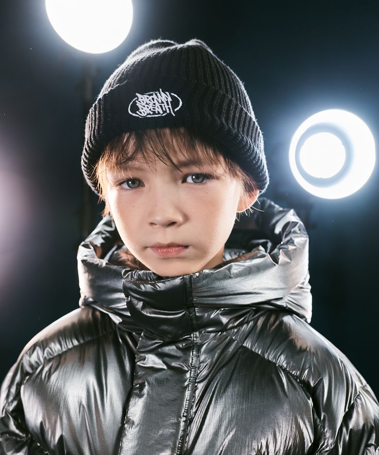 [발매기념10%쿠폰] KIDS TAG WASHING BEANIE - DARK GREY