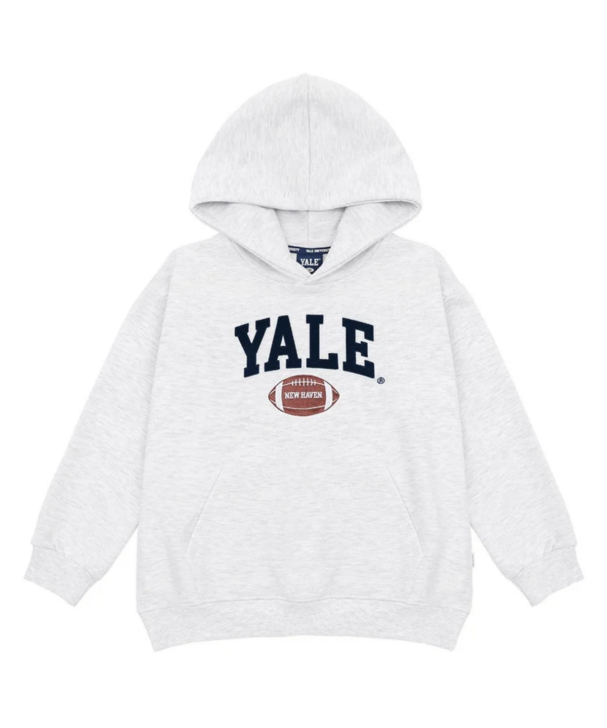 예일키즈(YALE KIDS) 빅 베이직 후드 티셔츠_A4F054