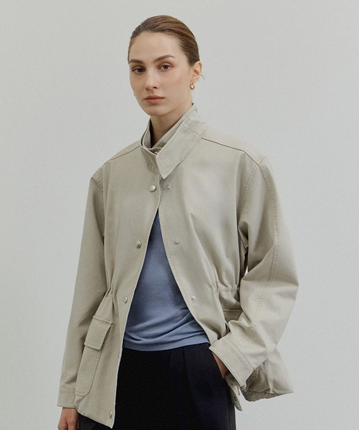 바니스뉴욕(BARNEYS NEWYORK) 26FW 워싱 워크 재킷 베이지