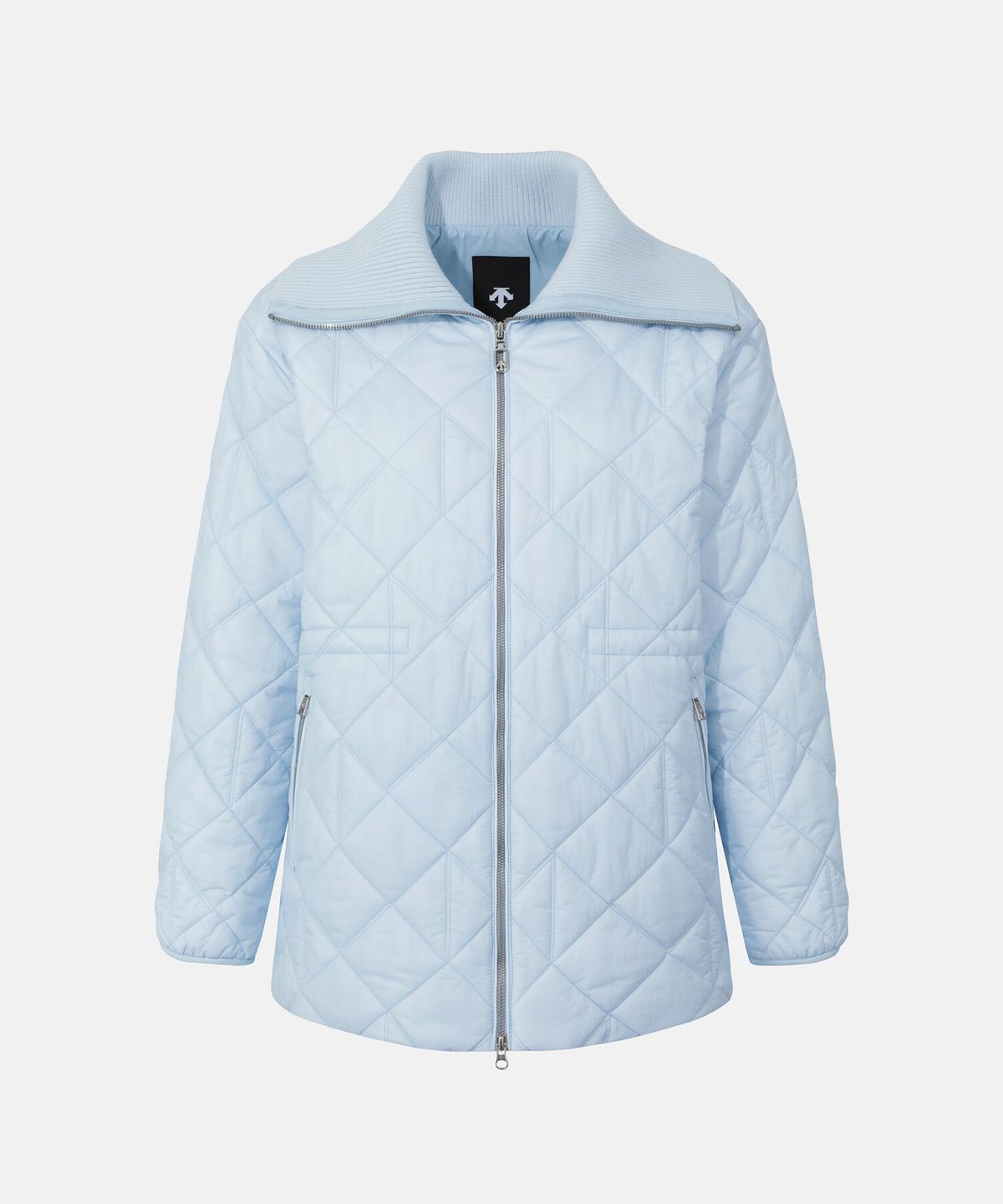 데상트(DESCENTE) 여성 퀼팅 경량 패딩 자켓 스카이 블루 SR322SPD91