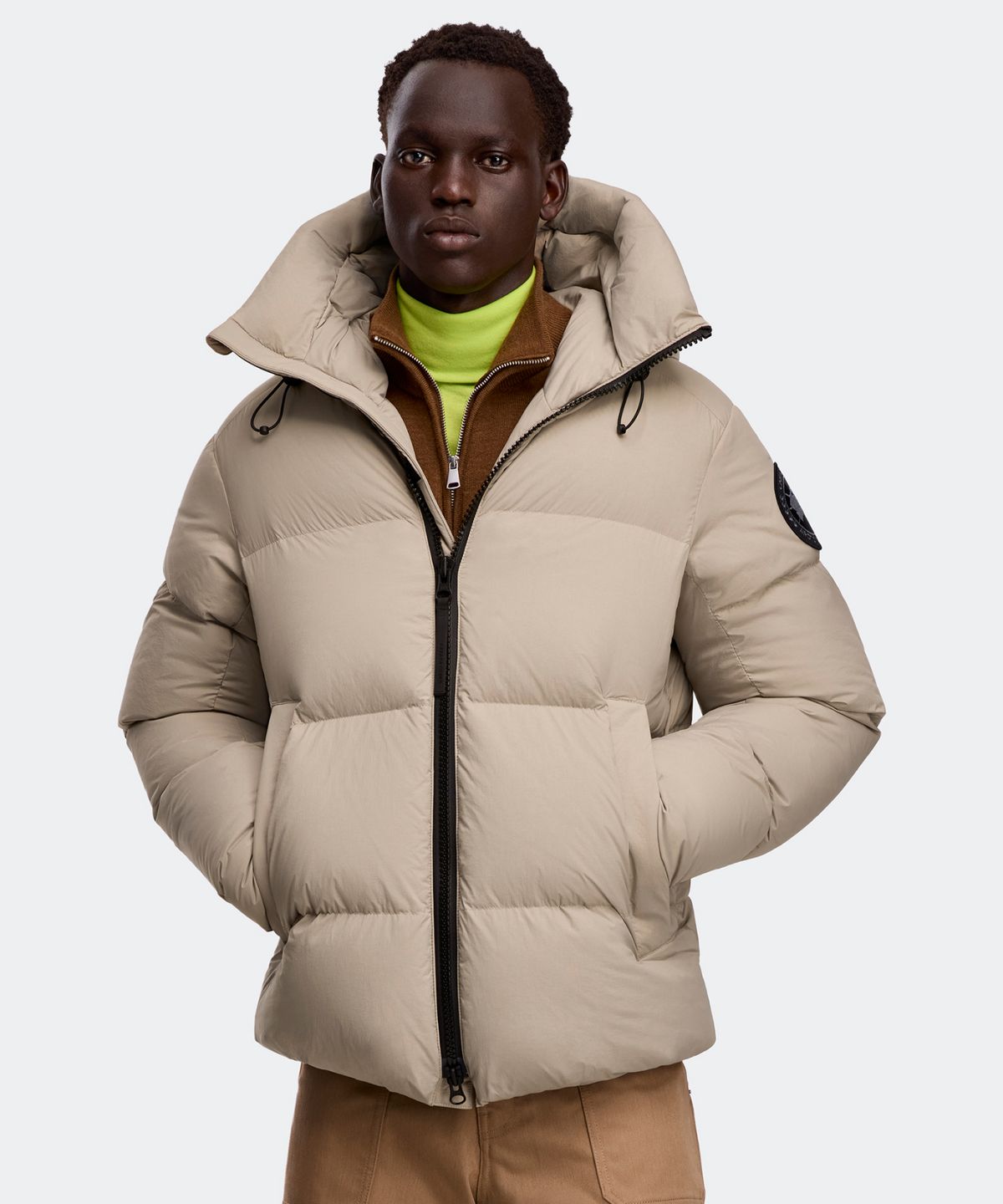 캐나다구스(CANADAGOOSE) 남성 크로프톤 푸퍼 매트(라떼)_Q266AMDB05LTN