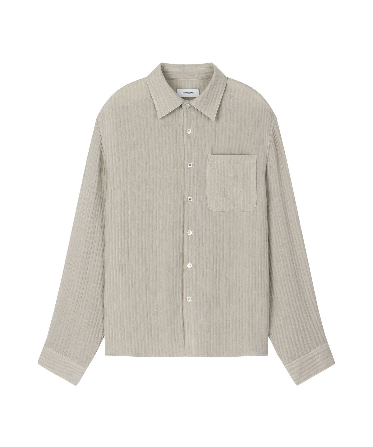 루미노제(RUMINOUSÉ) Linen Stripe shirts