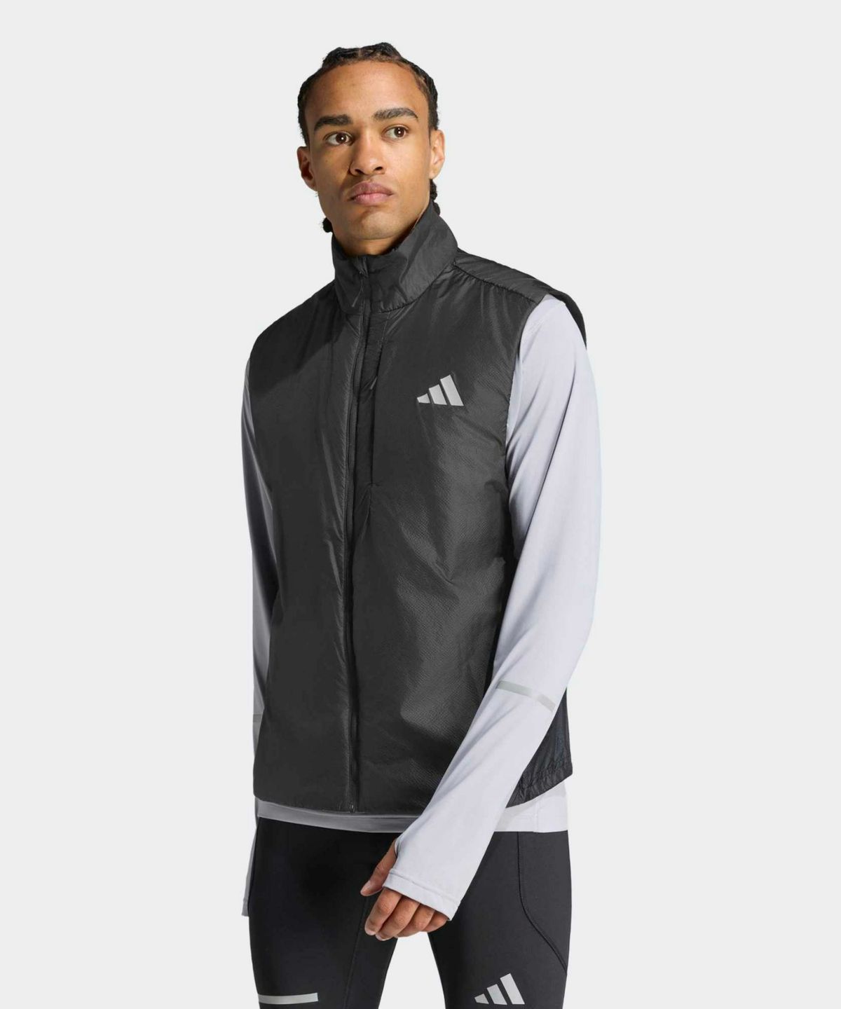 아디다스(ADIDAS) 아디365 러닝 웜 베스트 - 블랙 / KH1049