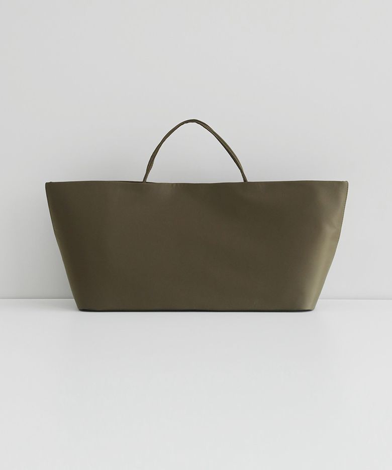 mute wide nylon tote BAG (KHAKI)
