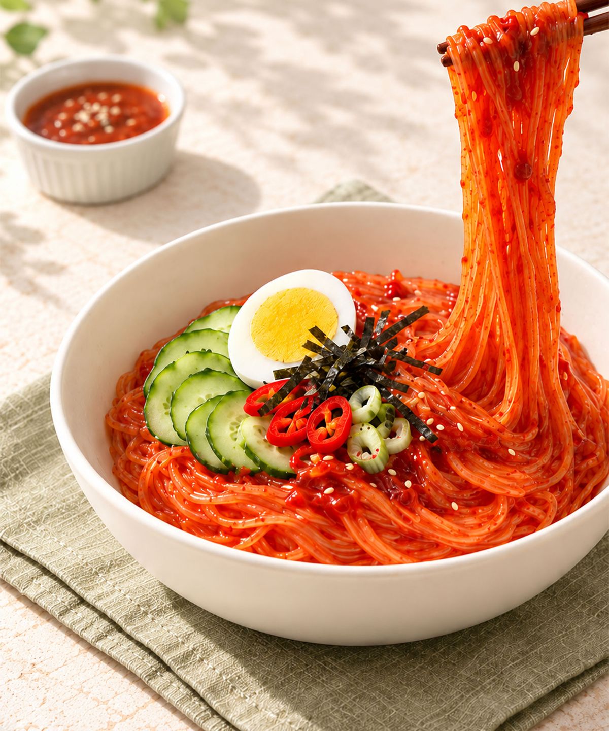 오뚜기(OTOKI) 가뿐한끼 저당곤누들 비빔국수 192g 6개