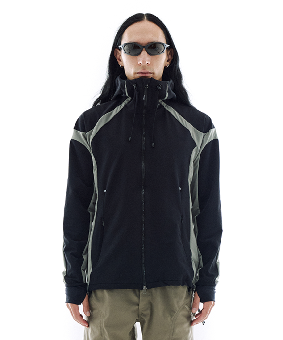 콜드웜(COLDWARM) Contour Shell Jacket (Black/Charcoal)